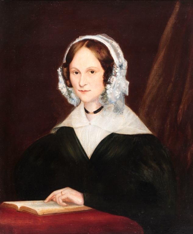 AMERICAN SCHOOL PORTRAIT OF A LADY.