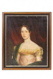 AMERICAN SCHOOL PORTRAIT OF A