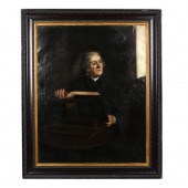 AMERICAN SCHOOL PORTRAIT OF A