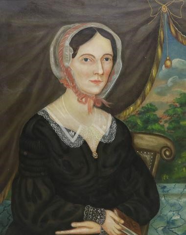 AMERICAN SCHOOL PORTRAIT OF A