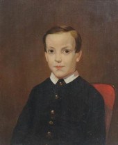 AMERICAN SCHOOL PORTRAIT OF A