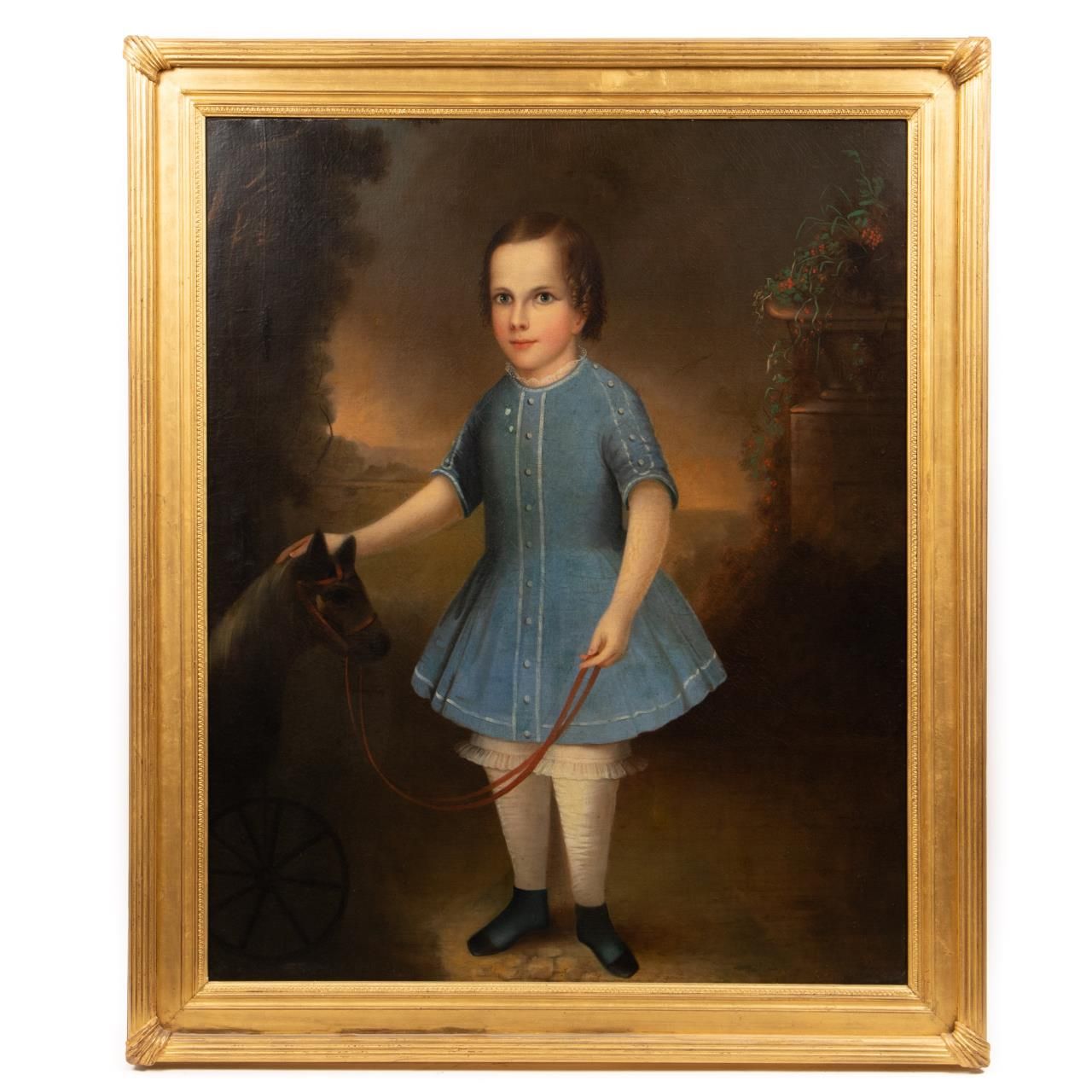 AMERICAN SCHOOL, PORTRAIT OF A BOY,