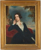 AMERICAN SCHOOL PORTRAIT OF A