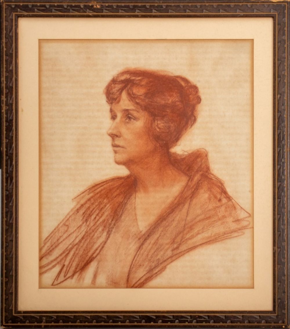 AMERICAN SCHOOL PORTRAIT OF A WOMAN