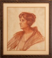 AMERICAN SCHOOL PORTRAIT OF A