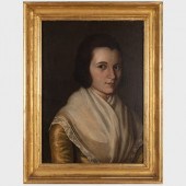 AMERICAN SCHOOL: PORTRAIT OF E