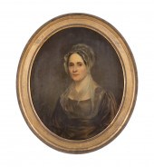 AMERICAN SCHOOL PORTRAIT OF MA