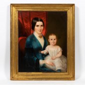 AMERICAN SCHOOL, PORTRAIT OF M