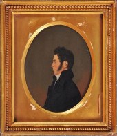 AMERICAN SCHOOL: PORTRAIT OF S