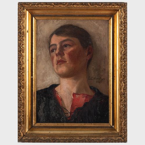AMERICAN SCHOOL: PORTRAIT OF