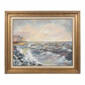 AMERICAN SCHOOL SEASCAPE W/ RO