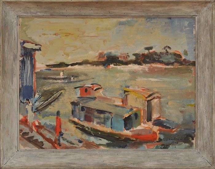 AMERICAN SCHOOL: SEASCAPE WITH