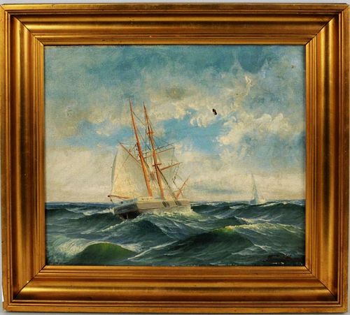 AMERICAN SCHOOL "SHIPS AT SEA"