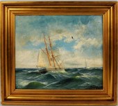 AMERICAN SCHOOL "SHIPS AT SEA"