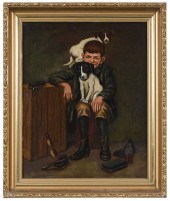 AMERICAN SCHOOL SHOE SHINE BOY