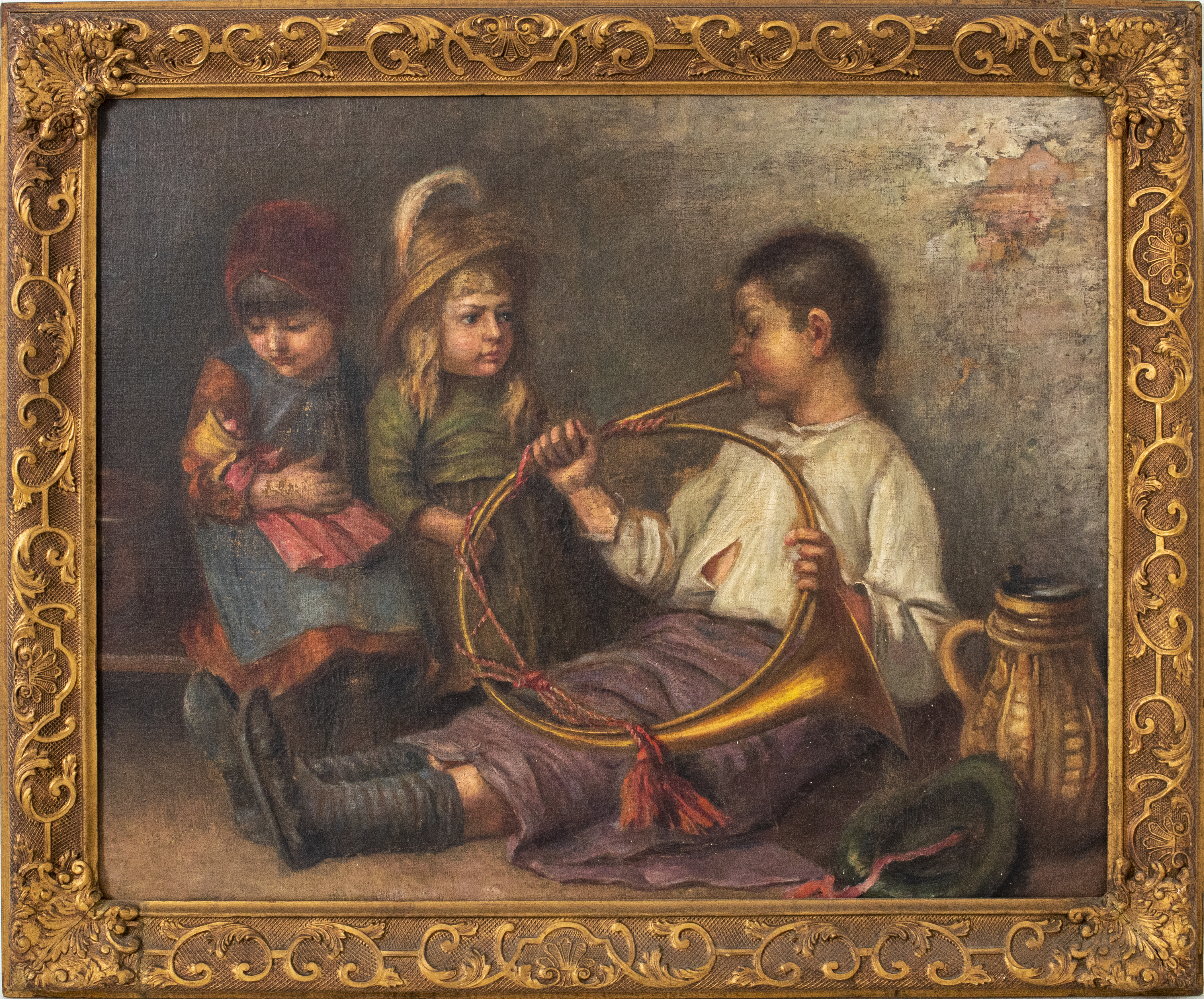 AMERICAN SCHOOL "THE CONCERT" OIL