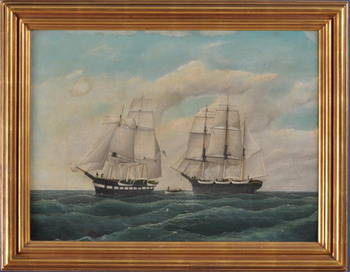 AMERICAN SCHOOL: TWO SHIPS FROM
