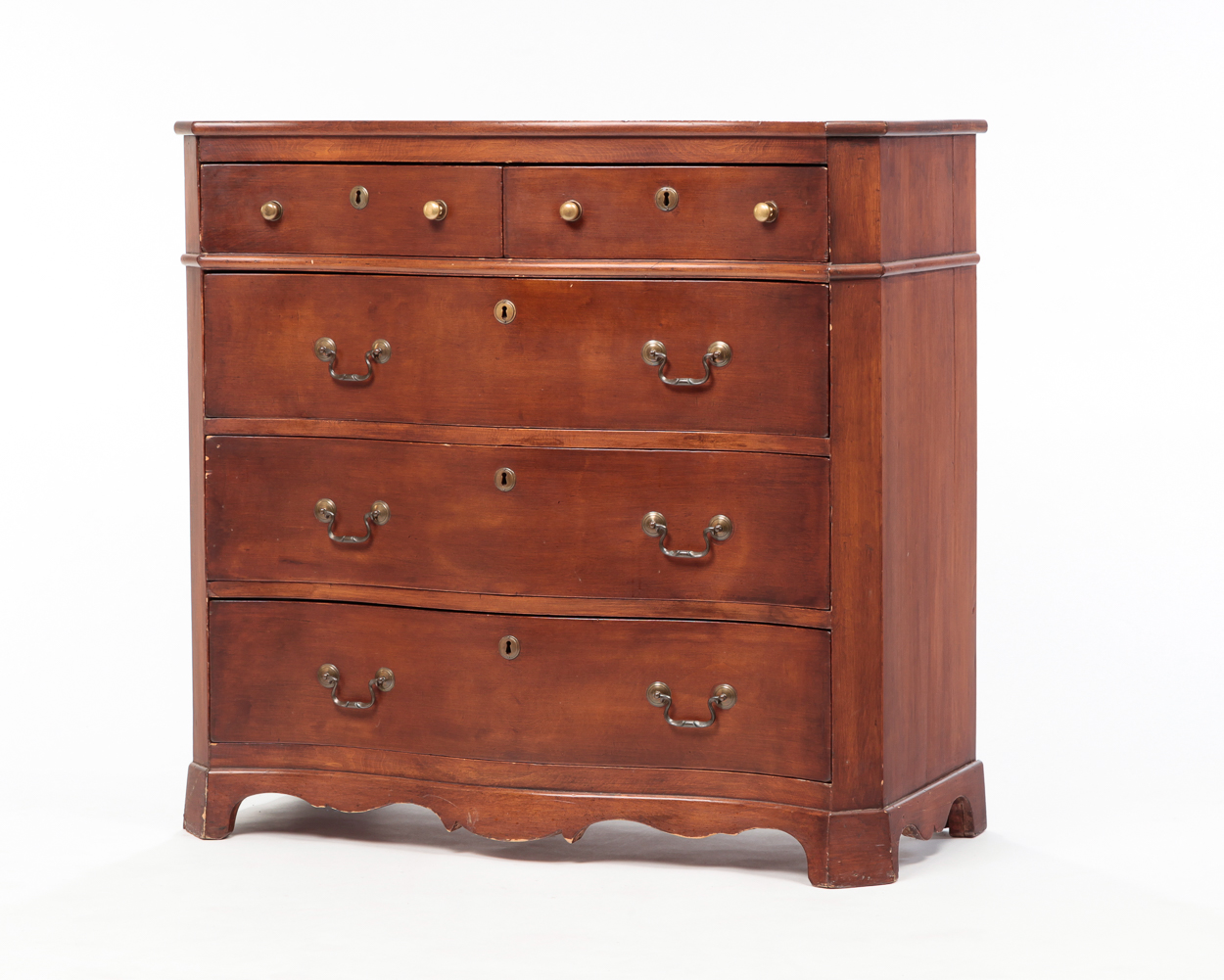 AMERICAN SERPENTINE FRONT CHEST.