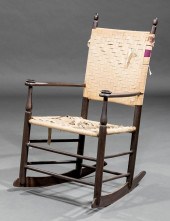AMERICAN SHAKER HARDWOOD ROCKI