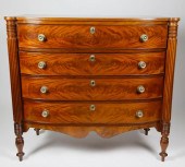 AMERICAN SHERATON BOW FRONT CH