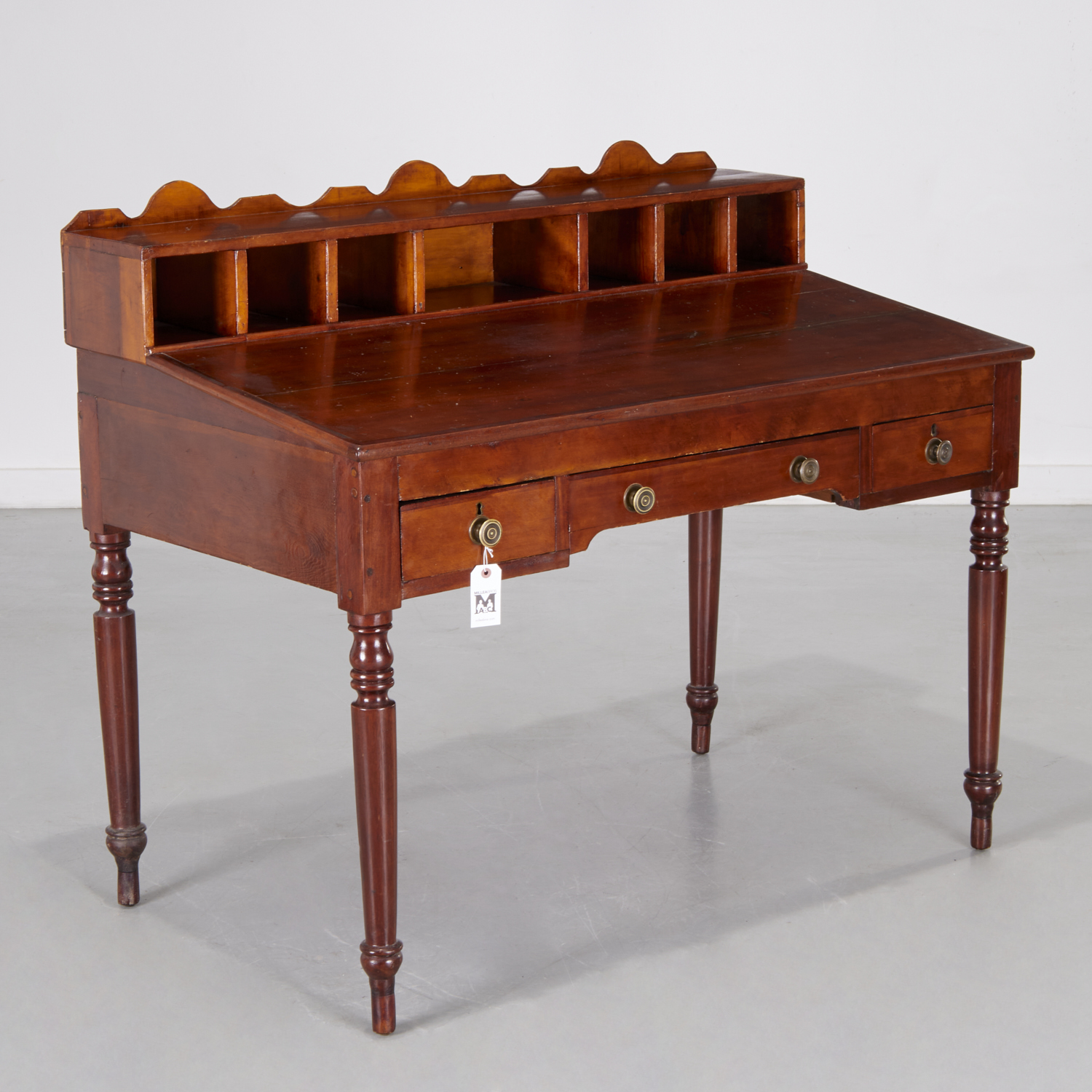AMERICAN SHERATON CLERK'S DESK 19th