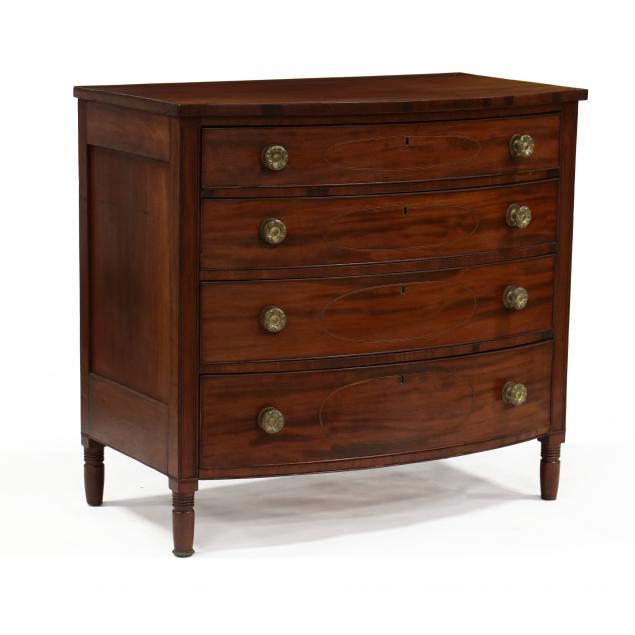 AMERICAN SHERATON INLAID MAHOGANY