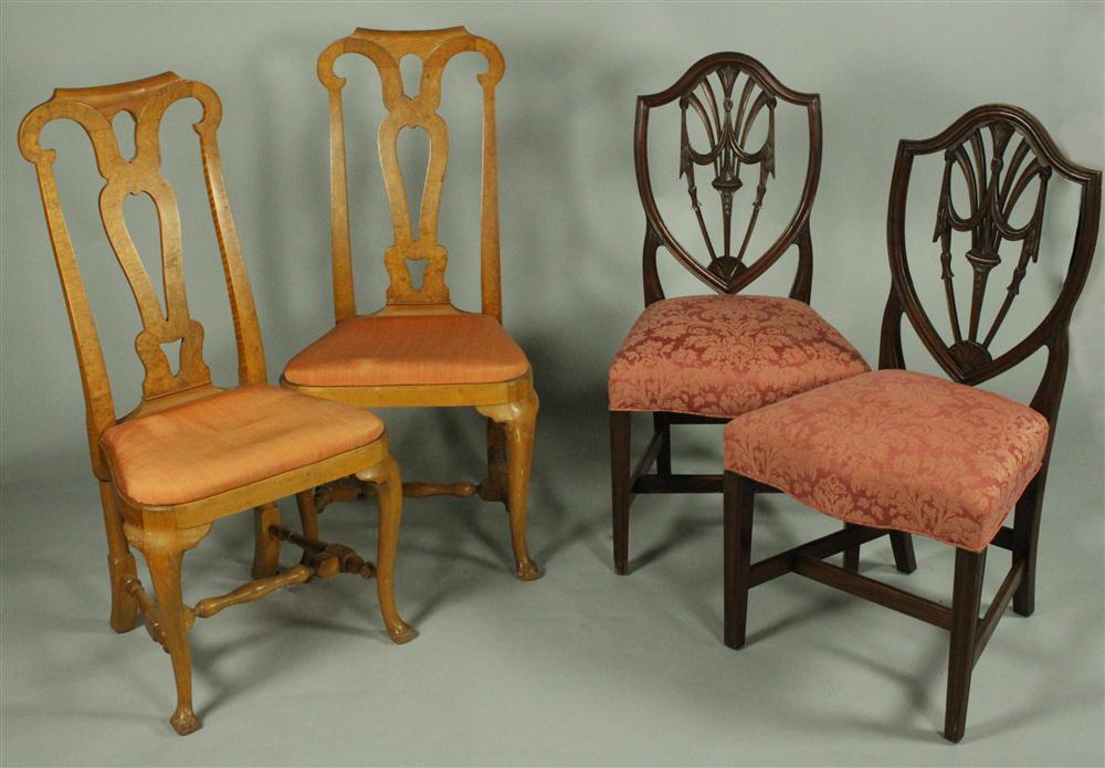 AMERICAN SHERATON INLAID MAHOGANY