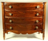 AMERICAN SHERATON MAHOGANY BOW