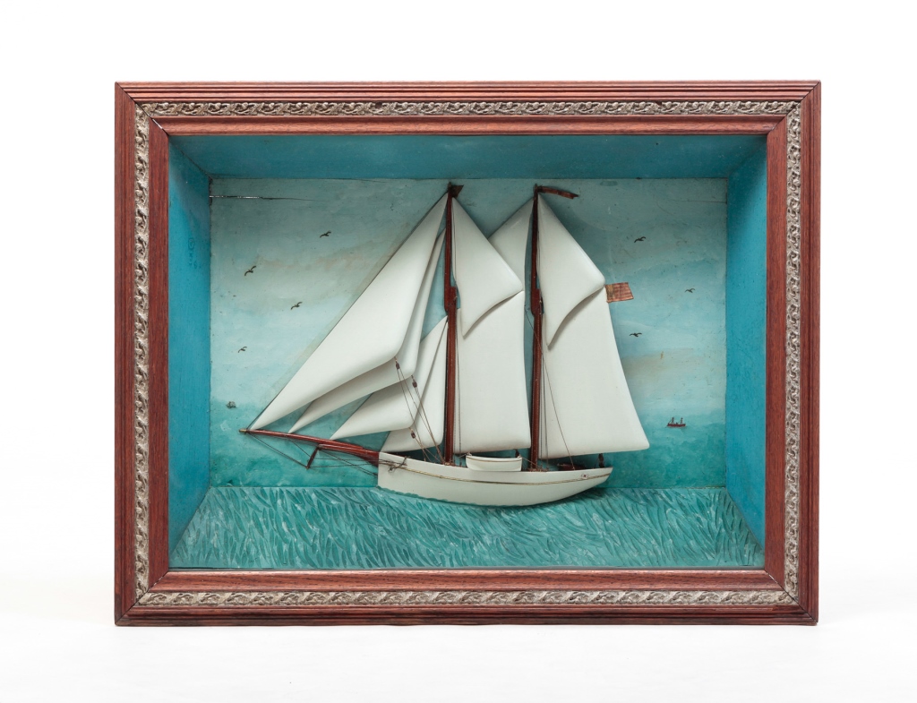 AMERICAN SHIP DIORAMA. Maryland