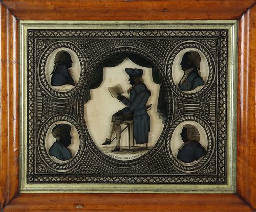 AMERICAN SILHOUETTES PAINTED ON