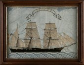 AMERICAN SILKWORK PICTURE OF T