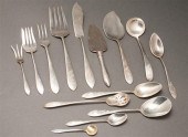 American silver 68-piece parti