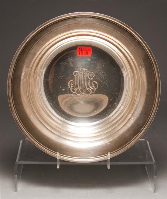 American silver bowl, S. Kirk &