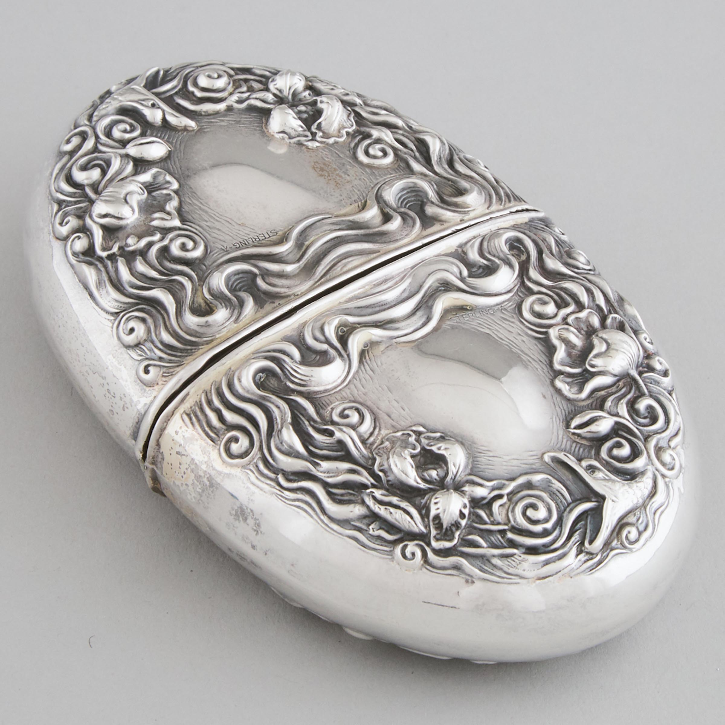 American Silver Cased Pocket Spirit