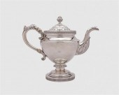 AMERICAN SILVER COFFEE POT, TH