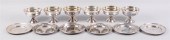 AMERICAN SILVER DESSERT COUPES