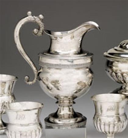 American silver ewer    h.i.