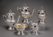 AMERICAN SILVER FIVE-PIECE COF