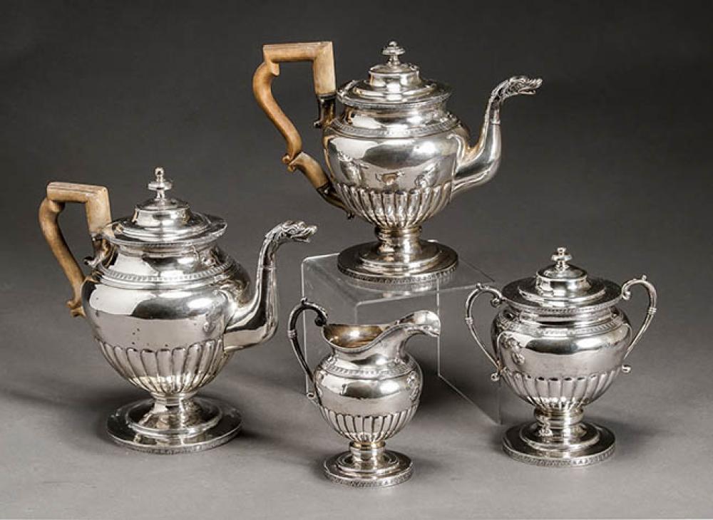 AMERICAN SILVER FOUR-PIECE COFFEE