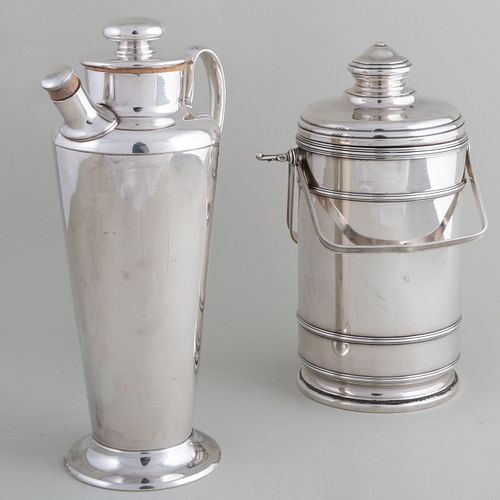 AMERICAN SILVER ICE BUCKET AND A