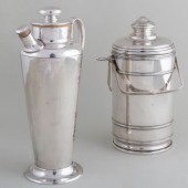 AMERICAN SILVER ICE BUCKET AND