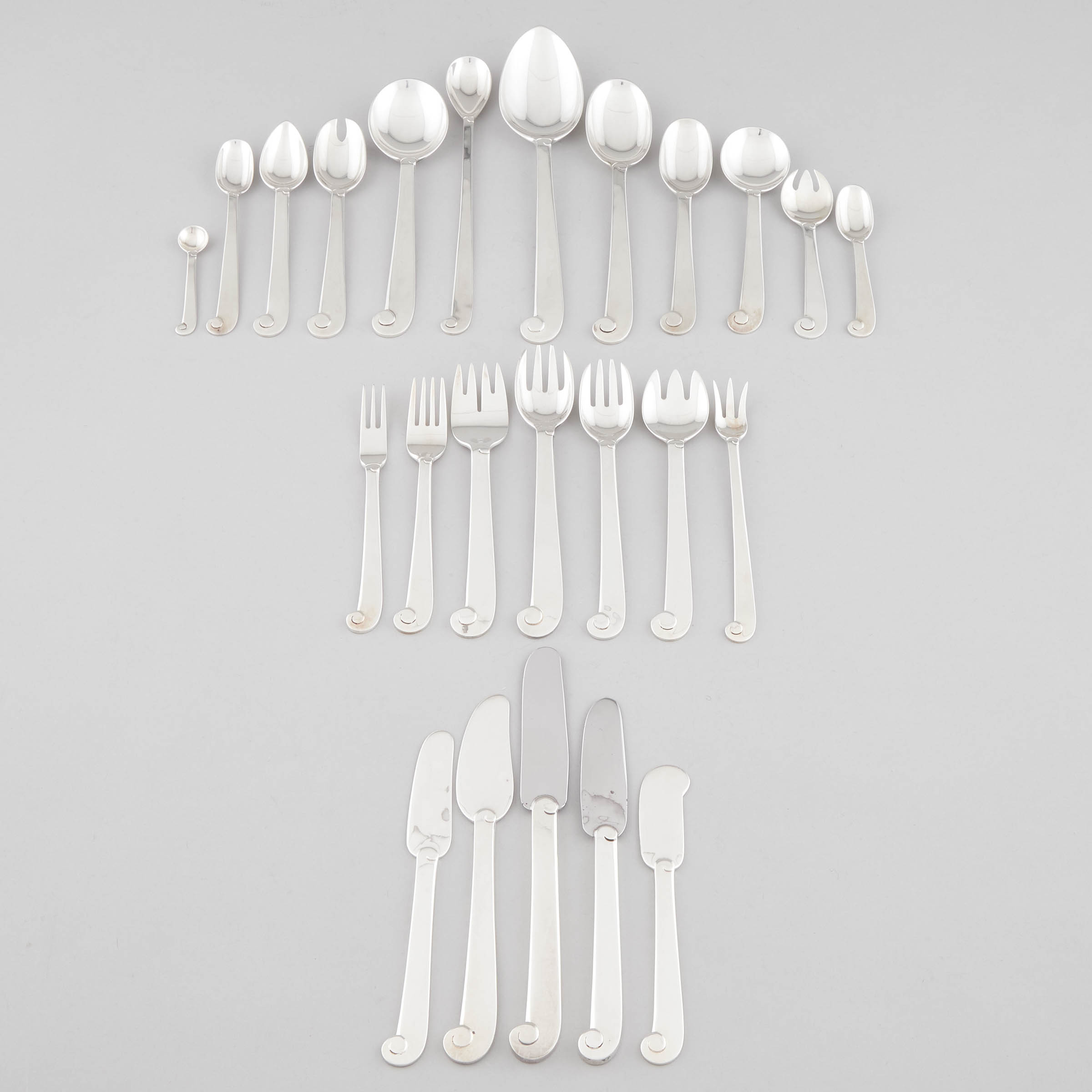American Silver 'Modern Scroll'