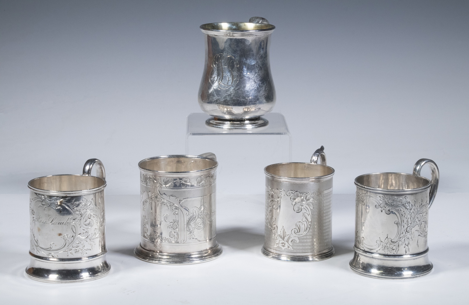 AMERICAN SILVER MUG COLLECTION