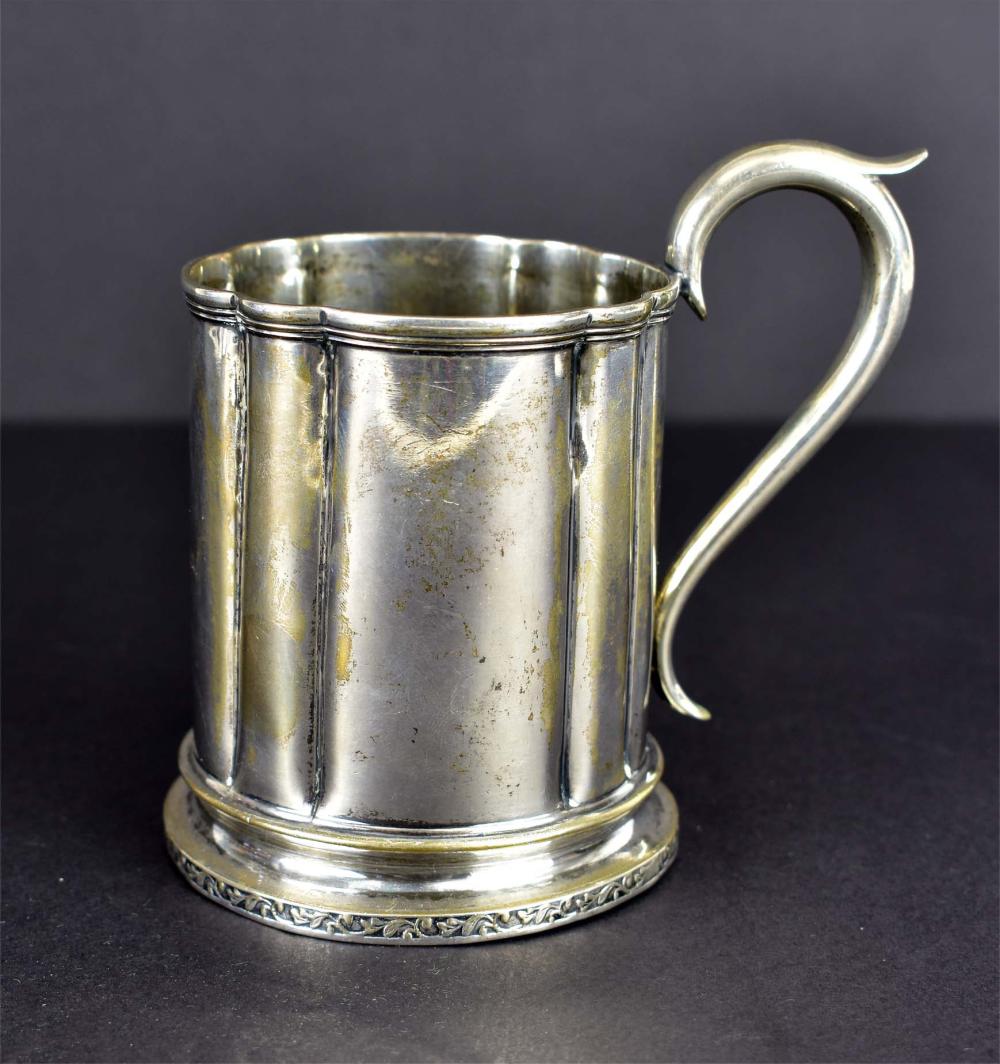 AMERICAN SILVER MUG19th Century.