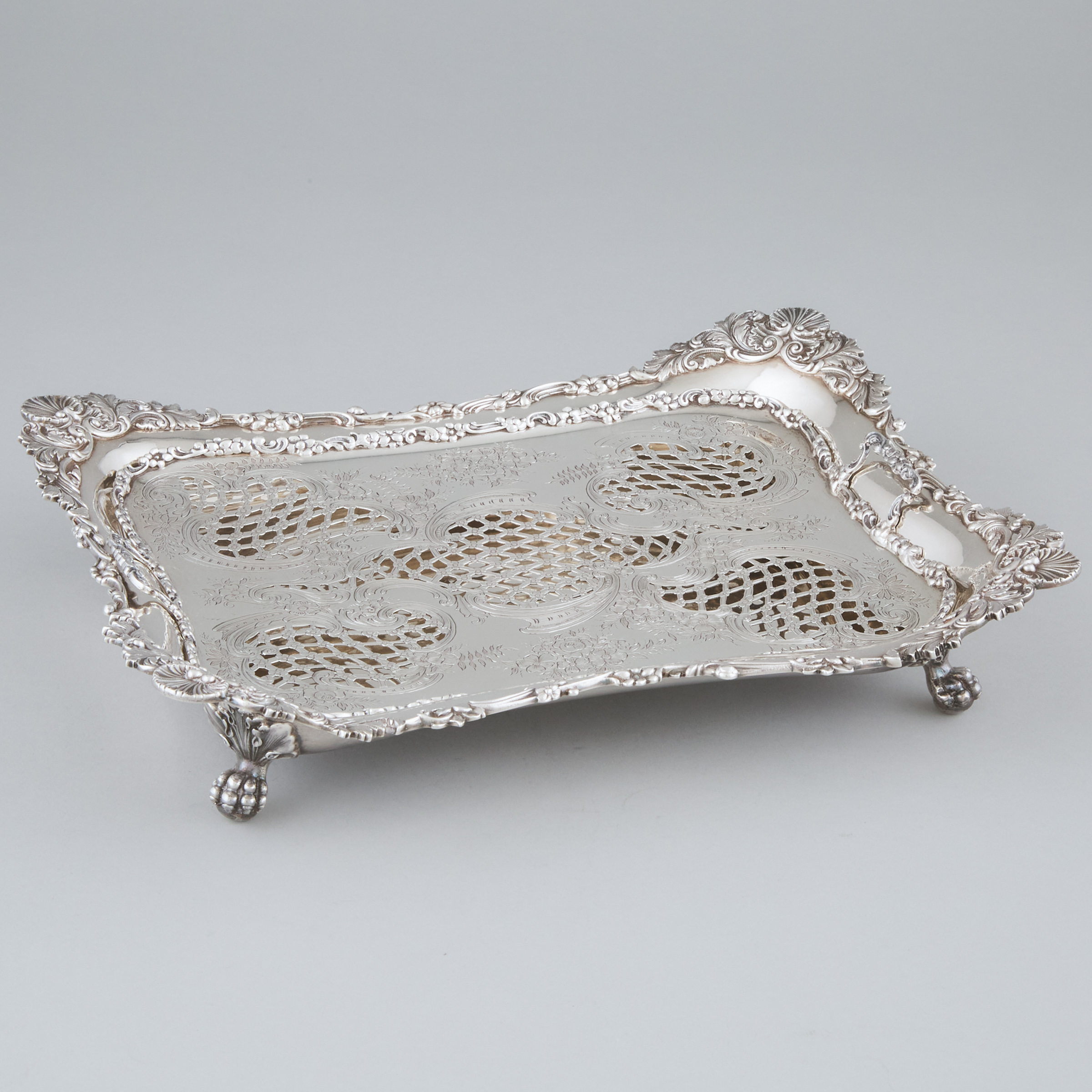 American Silver Oblong Serving Dish
