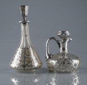 AMERICAN SILVER OVERLAID GLASS