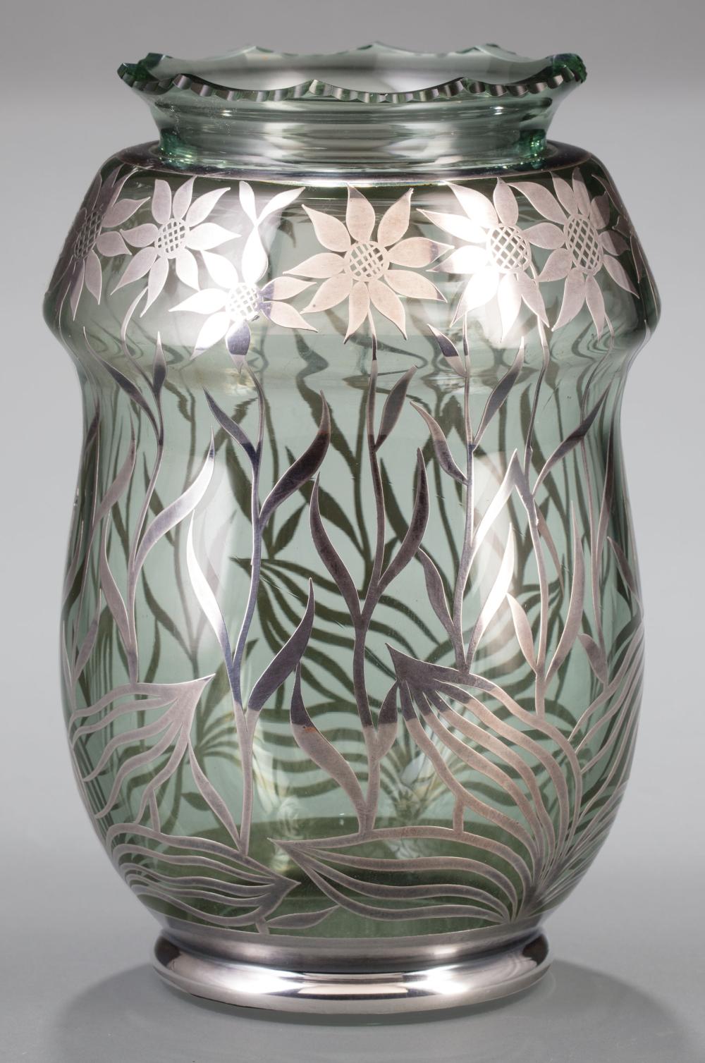 AMERICAN SILVER OVERLAY GLASS