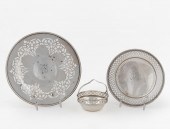 AMERICAN SILVER PIERCED PLATE,
