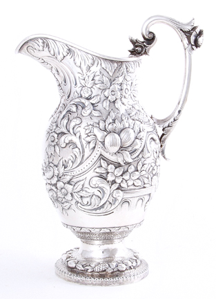American silver pitcher probably