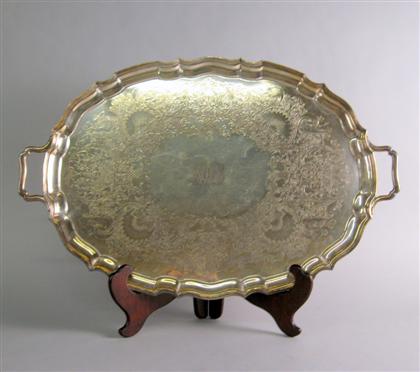 American silver plate tray   